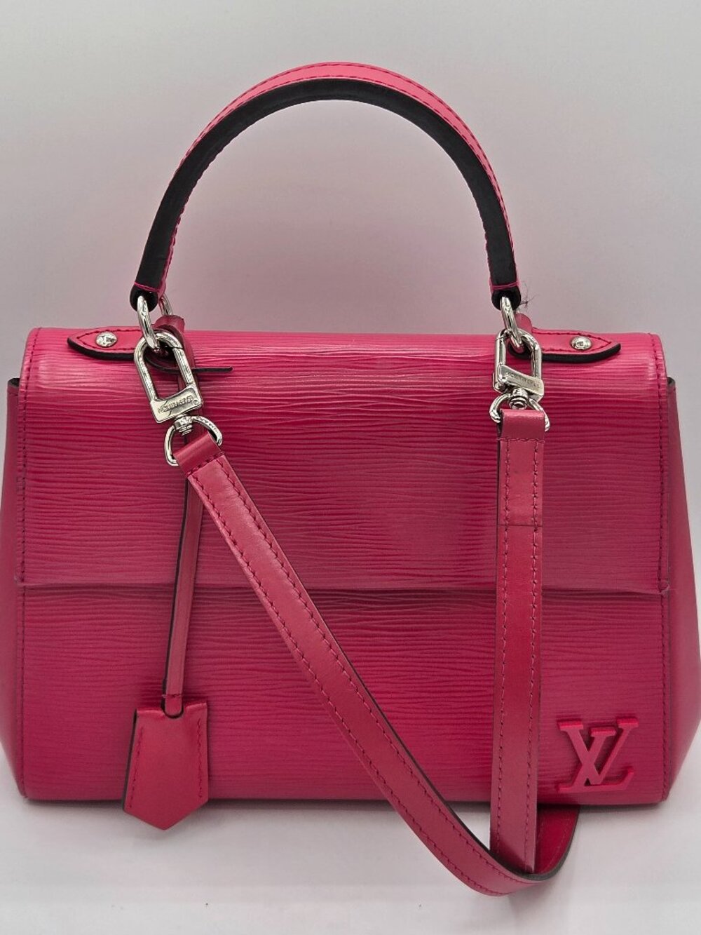 Louis Vuitton Cluny BB – Fuchsia Epi Leather | Silver Hardware